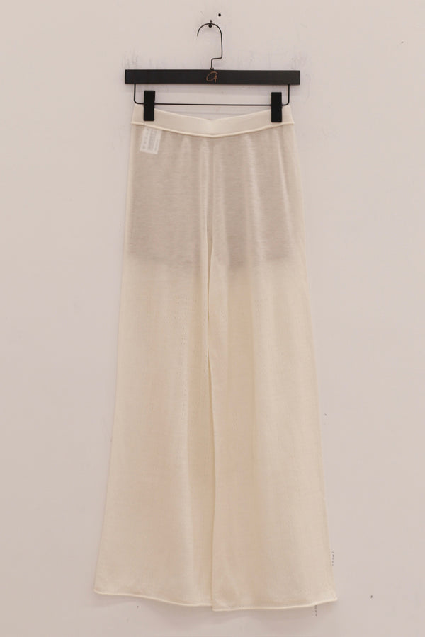 SWAYING 25 Early Fall Seamless Pointed Wool Straight Pants SW-SW25PF3B11C1-BAI White